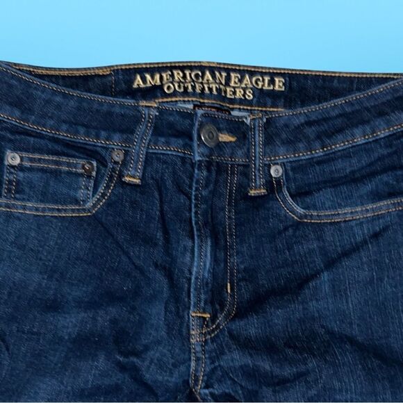 American Eagle Extreme Flex
Slim Straight Dark Wash Jeans Size 28×27 - Picture 2 of 5